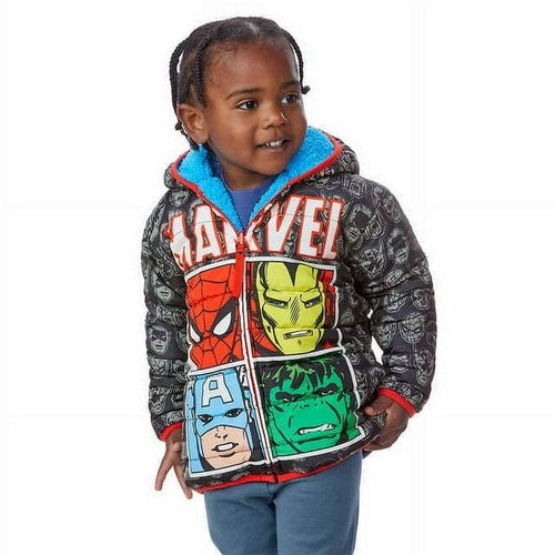 Marvel spiderman puffer giacca - puffer,