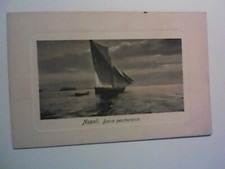 NAPOLI BARCA PESCHERECCIA VELA BORDO IN RILIEVO