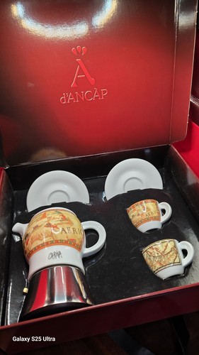 Set caffe porcellana ancap - caffe', d'ancap