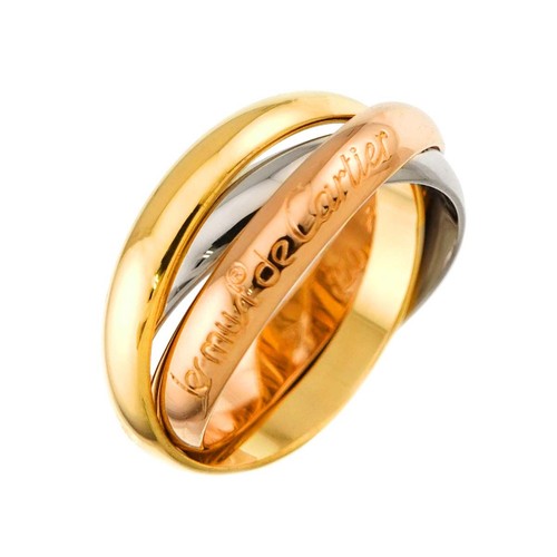 Anello cartier trinity 18k - cartier,