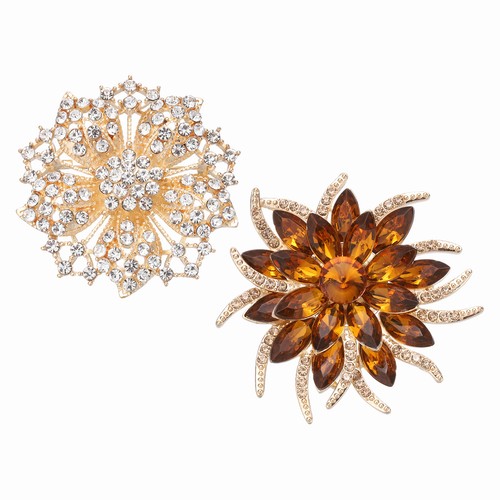 Per brooches con pietre - ,, set