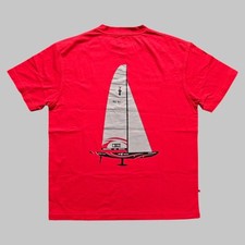 Alinghi Defender 32nd America's Cup 2008 Vintage T Shirt Size S Red 