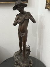 Bronzo” Il Pescatorello” firmato  da Giovanni Varlese