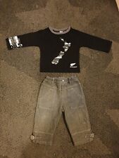 Maglia All Blacks + pantaloni taglia 2 anni