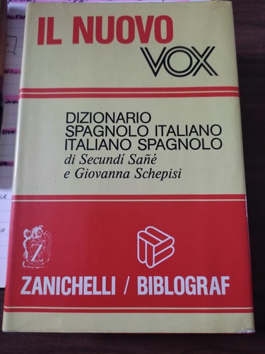 Dizionario spagnolo italiano