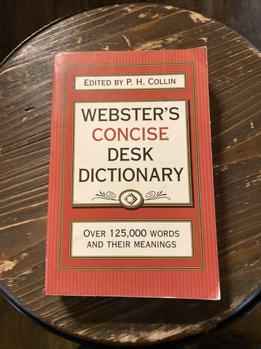 Websters concise desk - websters,