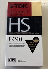 10 VHS VERGINI TDK HIGH
