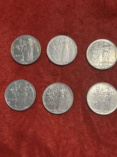 Lotto 100 lire minerva - lire,