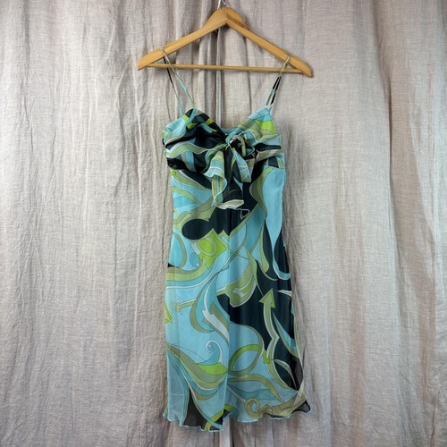 Y2k vestito donna psichedelico - y2k,