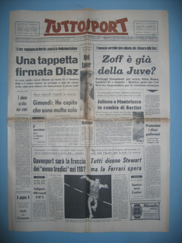 Tuttosport 1969 diaz - tuttosport,
