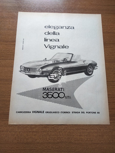 1964 vignale design maserati - 1964,