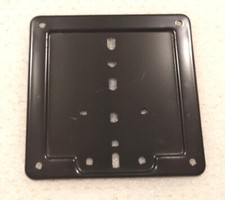 PORTATARGA METALLO MOTO EPOCA 170X170 INTERASSE FORI TARGA mm 143 NERO 2030A