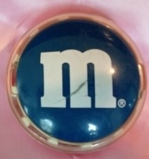 Vintage Blue M&M Clip-On Belt