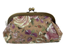 Patricia Nash*ROSE GARDEN* Telaio Mia• Kiss Lock•Borsa a tracolla•NUOVA CON ETICHETTE BORSA ESTIVA!
