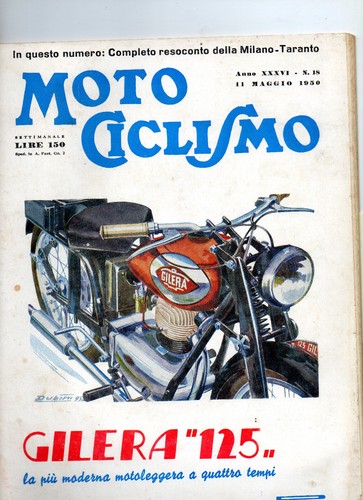 Motociclismo 1950 moto - motociclismo,