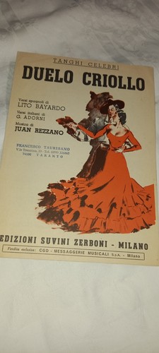 Spartito duelo criollo tango - spartito,