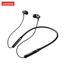 AURICOLARI CUFFIE BLUETOOTH LENOVO HE05 SPORT MAGNETICO IMPERMEABILI IPX5 NERO