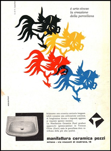 Pubblicita 1957 ceramiche - pubblicita'1957,