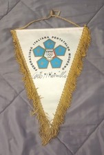 GAGLIARDETTO PENTATHLON MODERNO AUTOGRAFO CARLO MASSULLO CAMPIONE OLIMPIONICO