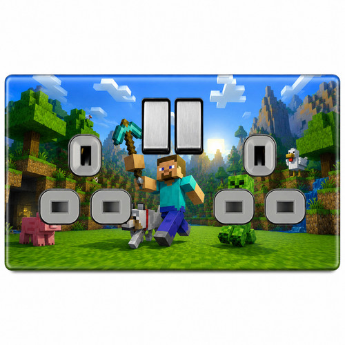 Mine craft inspired presa - inspired,