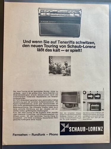 Schaub lorenz touring - touring, radio