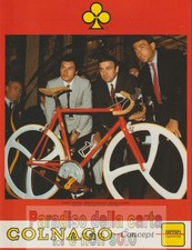 DEPLIANT BROCHURE COLNAGO CONCEPT FERRARI  (anno 1987, testo in ITA ING FRA TED)