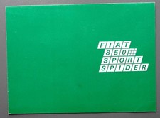 Brochure Fiat 850 Sport Spider