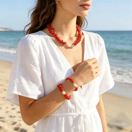 Set collana bracciale in - set, di