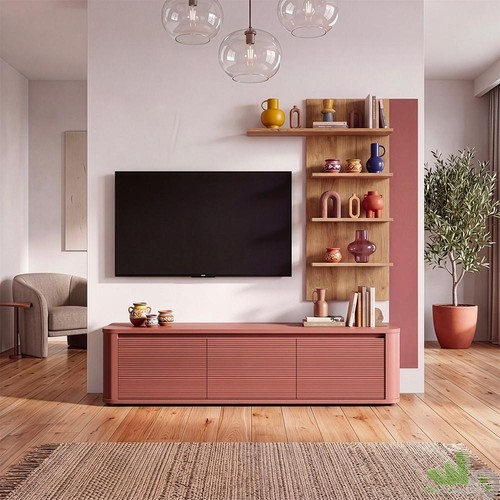 Parete attrezzata mobile - tv,