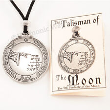 Collana Ciondolo MOON Talismano Sigillo di Salomone Amuleto Protezione Pentacolo Magico