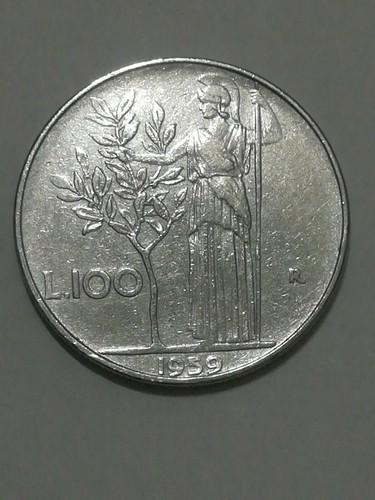Moneta 100 lire - moneta,