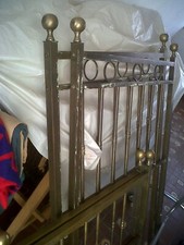 IDEAREGALO Letto testate ottonelibertyfine'800 vero esempio d'arredamentovintage