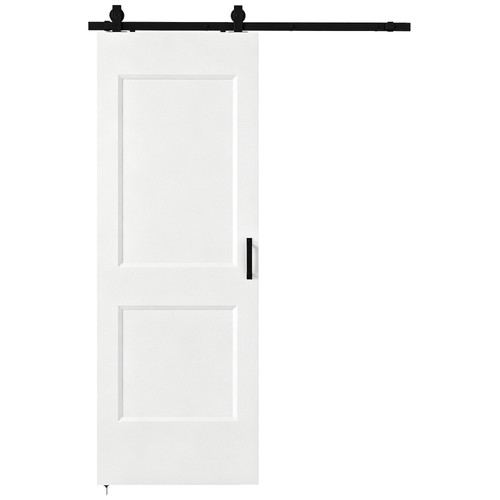 Homcom porta scorrevole muro - scorrevole,