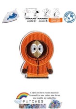 Patch Kenneth Kenny McCormick toppa termoadesiva South Park iron on small size