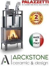Palazzetti MX 64 L Angolo SX Camino a Legna Aria Naturale Canalizzabile 14,3 Kw