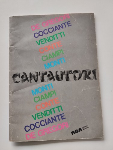 Cantautori rca 1975 - cantautori-, ed.1975
