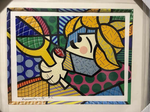 Romero britto tennis - romero, "tennis