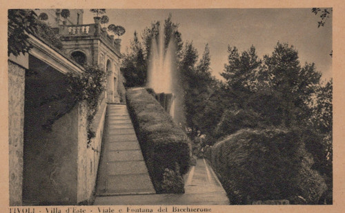 Cartolina tivoli roma villa - ,