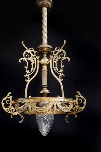 Antico francese lampadario - antico,