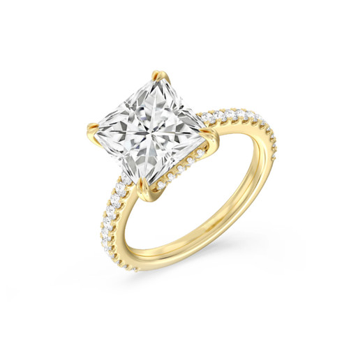 Anello diamante principessa - diamante,