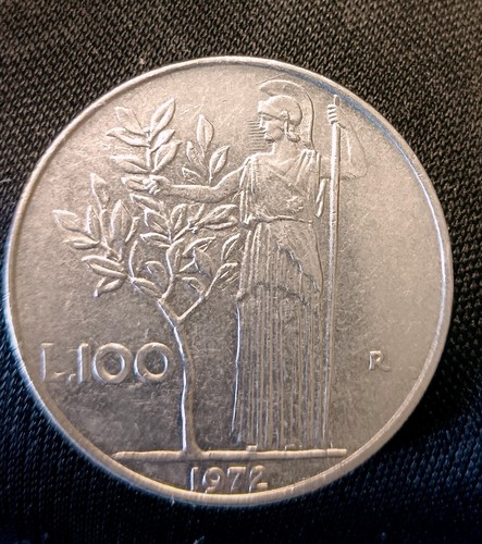Moneta 100 lire italia - moneta,