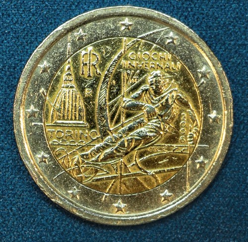 Moneta euro giochi - moneta, 2