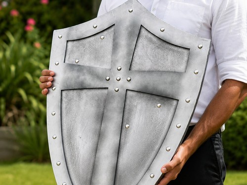 Medieval knight shield replica - knight,