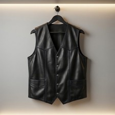 Gilet Moto Uomo Pelle di