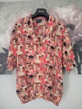 Camicia camicetta donna giacca tunica blusa vintage anni 60 70 manic pipistrello