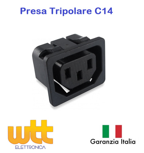 Presa tripolare pannello a - da,