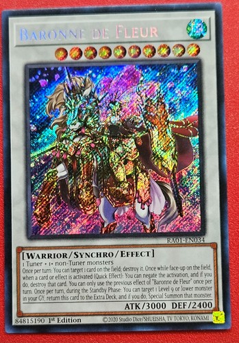 Baronne de fleur - yu-gi-oh!,