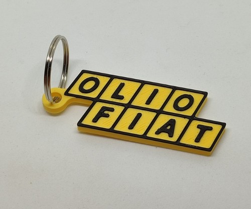 Porta chiavi olio fiat vintage - chiavi,