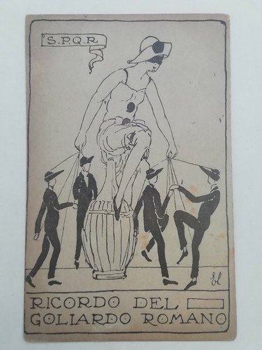 Cartolina goliardiche - cartolina,