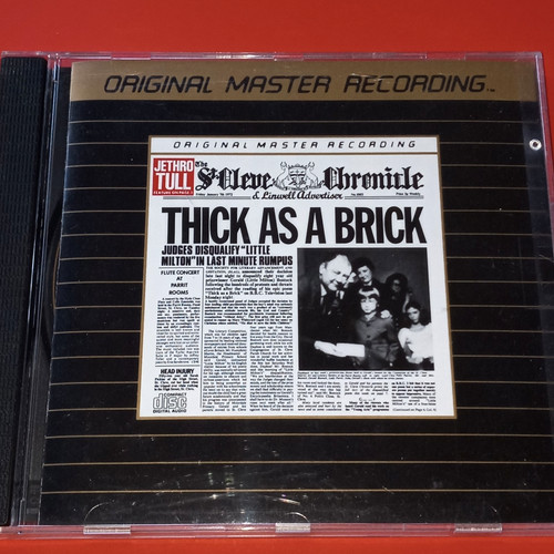 Mfsl gold jethro tull - cd,